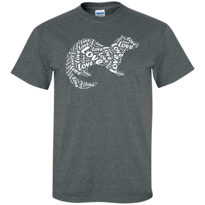I Love Ferret-T-Shirt & Hoodie-Classic T-Shirt-Dark Heather