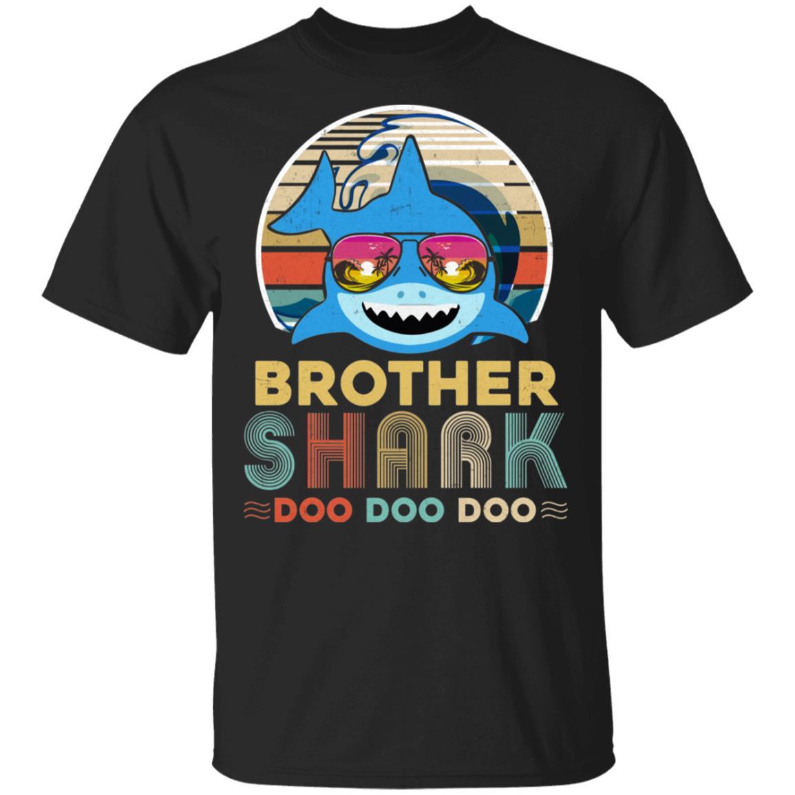 Retro Vintage Brother Shark Doo Doo Doo