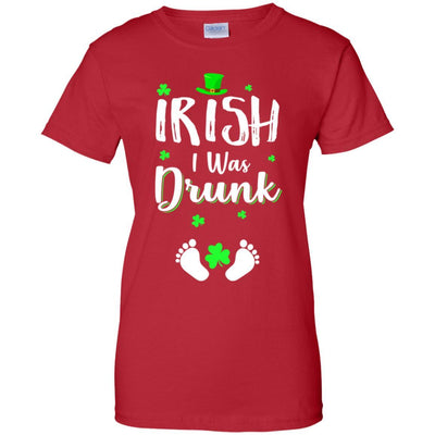 Funny St Patricks Day Pregnancy Announcement Mommy-T-Shirt & Hoodie-Women's T-Shirt-Red