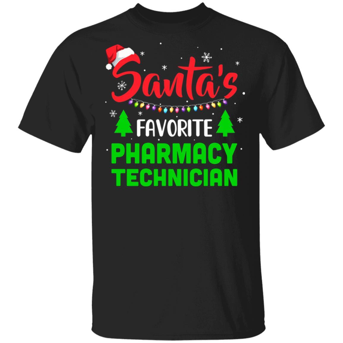 Santa's Favorite Pharmacy Technician Funny Christmas Xmas Gifts