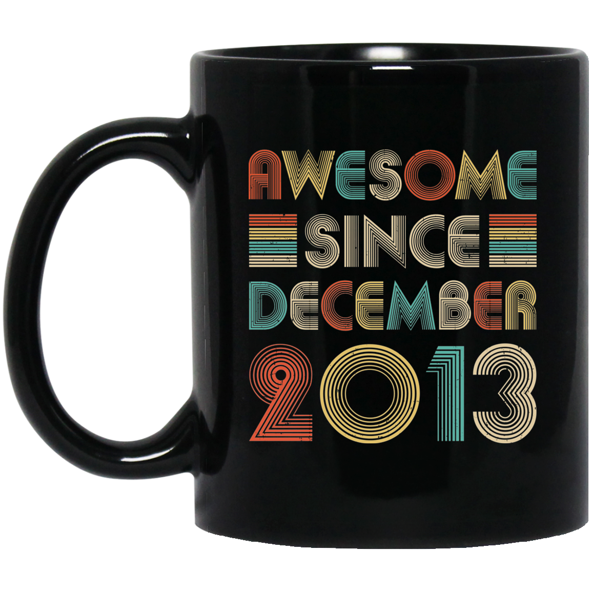 Awesome Since December 2013 Vintage 9th Birthday Gifts Mug
