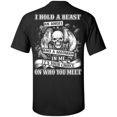 I Hold A Beast An Angel And A Madman In Me-T-Shirt & Hoodie-Classic T-Shirt-Black