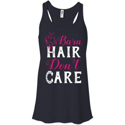 Barn Hair Don't Care-T-Shirt & Hoodie-Women's Flowy Racerback Tank-Midnight
