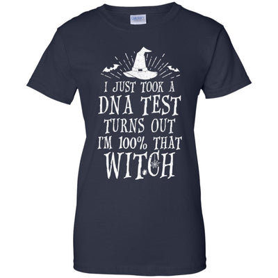 Im 100 Percent With That Witch Halloween Funny Costume-T-Shirt & Tank Top-Women's T-Shirt-Navy