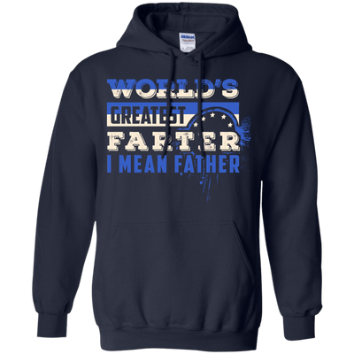 World's Greatest Farter I Mean Father-T-Shirt & Hoodie-Pullover Hoodie-Navy