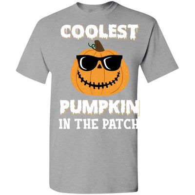 Coolest Pumpkin In The Patch Halloween Costume Gift Youth-Youth Shirt-Youth T-Shirt-Sport Grey