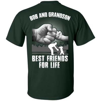 Bob And Grandson Best Friends For Life-T-Shirt & Hoodie-Classic T-Shirt-Forest Green