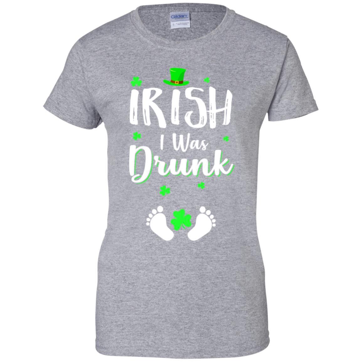 Funny St Patricks Day Pregnancy Announcement Mommy-T-Shirt & Hoodie-Women's T-Shirt-Sport Grey