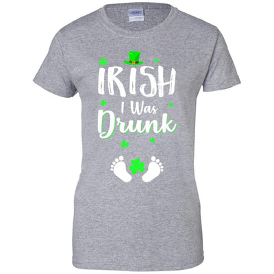Funny St Patricks Day Pregnancy Announcement Mommy-T-Shirt & Hoodie-Women's T-Shirt-Sport Grey