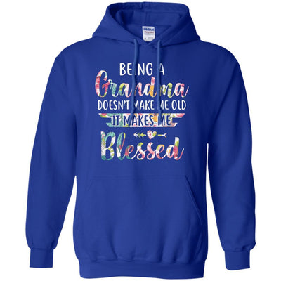 Being A Grandma Doesn't Make Me Old It Makes Me Blessed-T-Shirt & Hoodie-Pullover Hoodie-Royal