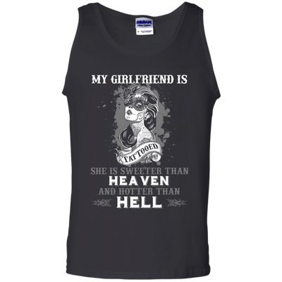 My Girlfriend Is Tattooted-T-Shirt & Hoodie-Unisex Tank-Black