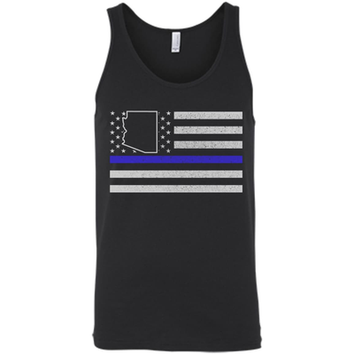 Arizona Thin Blue Line Police State-T-Shirt & Hoodie-