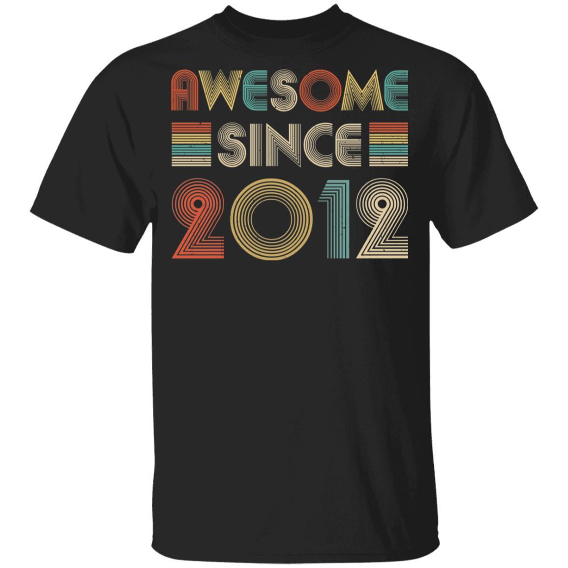 Awesome Since 2012 10th Birthday Gifts Youth