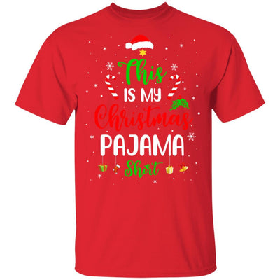 This Is My Christmas Pajama Funny Christmas-T-Shirt & Sweatshirt-Classic T-Shirt-Red