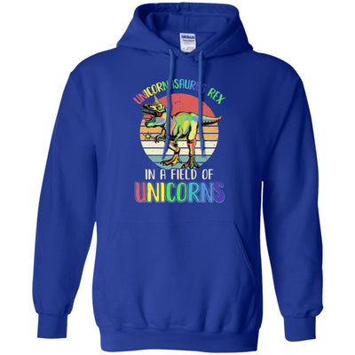 Be A Unicornasaurus Rex In A Field Of Unicorns-T-Shirt & Hoodie-Pullover Hoodie-Royal