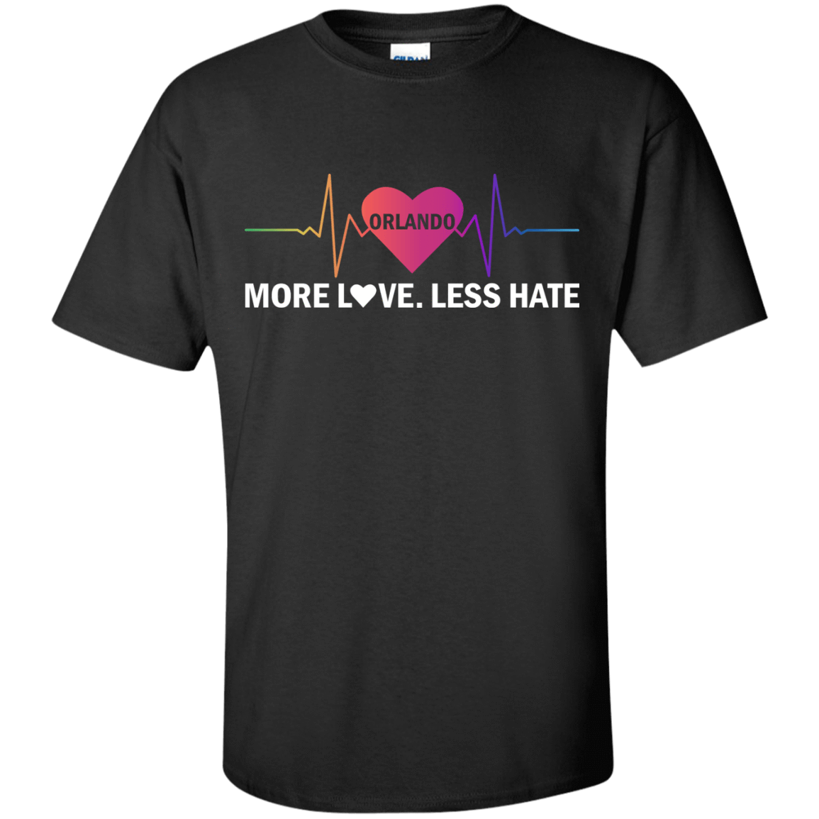 More Love Less Hate - Orlando-T-Shirt & Hoodie-Classic T-Shirt-Black