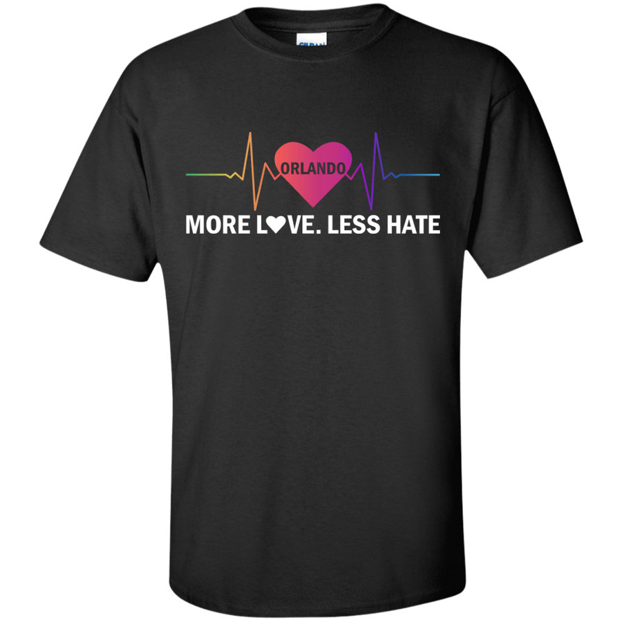 More Love Less Hate - Orlando-T-Shirt & Hoodie-Classic T-Shirt-Black