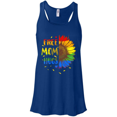Free Mom Hugs-T-Shirt & Tank Top-Women's Flowy Racerback Tank-True Royal