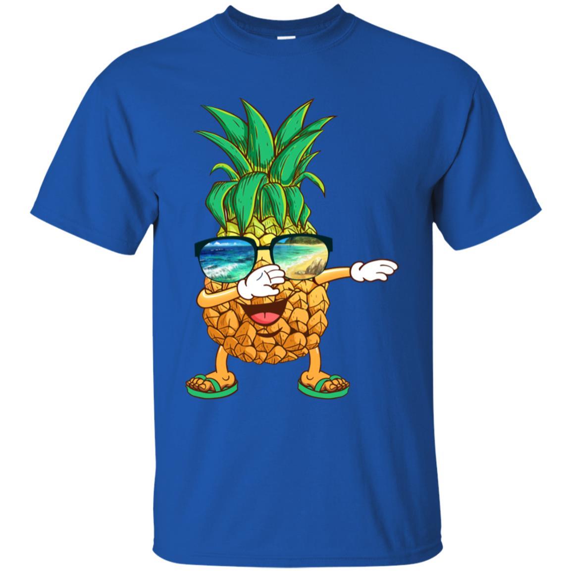 Dabbing Pineapple Sunglasses Aloha Beaches Hawaii-T-Shirt & Tank Top-Classic T-Shirt-Royal