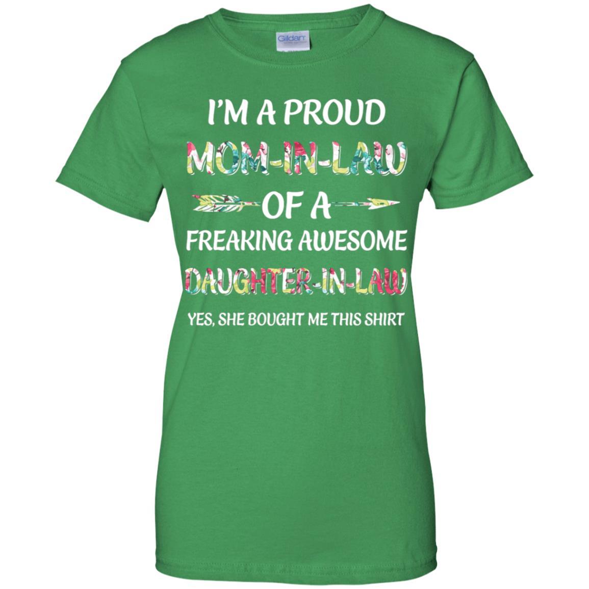 Proud Mom-In-Law Mother's Day Gift From A Daughter-In-Law-T-Shirt & Hoodie-Women's T-Shirt-Irish Green