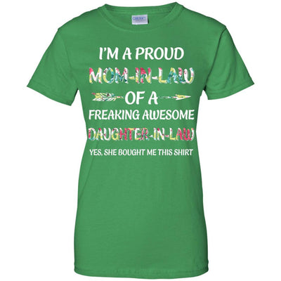 Proud Mom-In-Law Mother's Day Gift From A Daughter-In-Law-T-Shirt & Hoodie-Women's T-Shirt-Irish Green