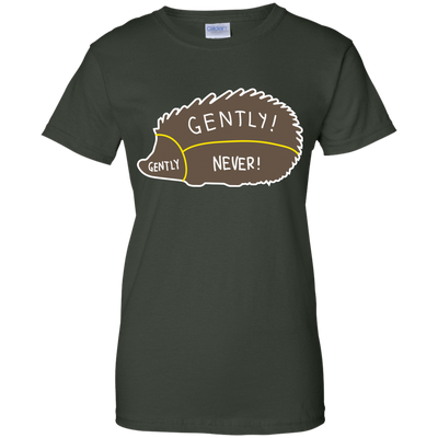 Proper way to pet a Hedgehog lover-T-Shirt & Hoodie-Women's T-Shirt-Forest Green