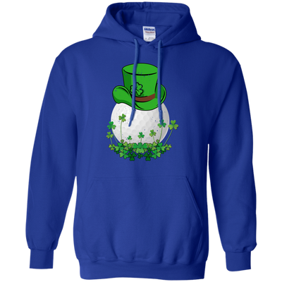 Shamrock Golf Leprechaun St Patricks Day-T-Shirt & Hoodie-Pullover Hoodie-Royal
