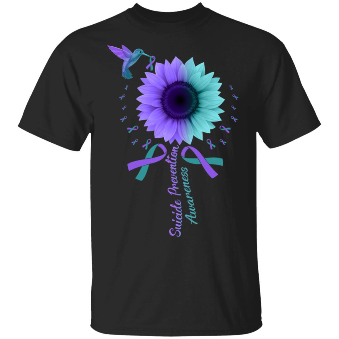 Hummingbird Sunflower Suicide Prevention Awareness
