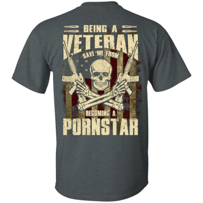 BEING A VETERAN-T-Shirt & Hoodie-Classic T-Shirt-Dark Heather