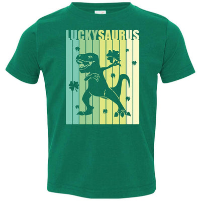 Happy St Pat Rex Day Dinosaur T-Rex Kids Patricks Day Youth-Youth Shirt-Toddler T-Shirt-Kelly
