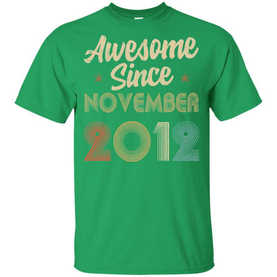 Awesome Since November 2012 Vintage 9th Birthday Gifts Youth-Youth Shirt-Youth T-Shirt-Irish Green