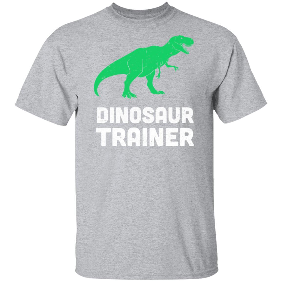 Dinosaur Trainer Halloween Costume For Adults Kids-T-Shirt & Hoodie-Classic T-Shirt-Sport Grey