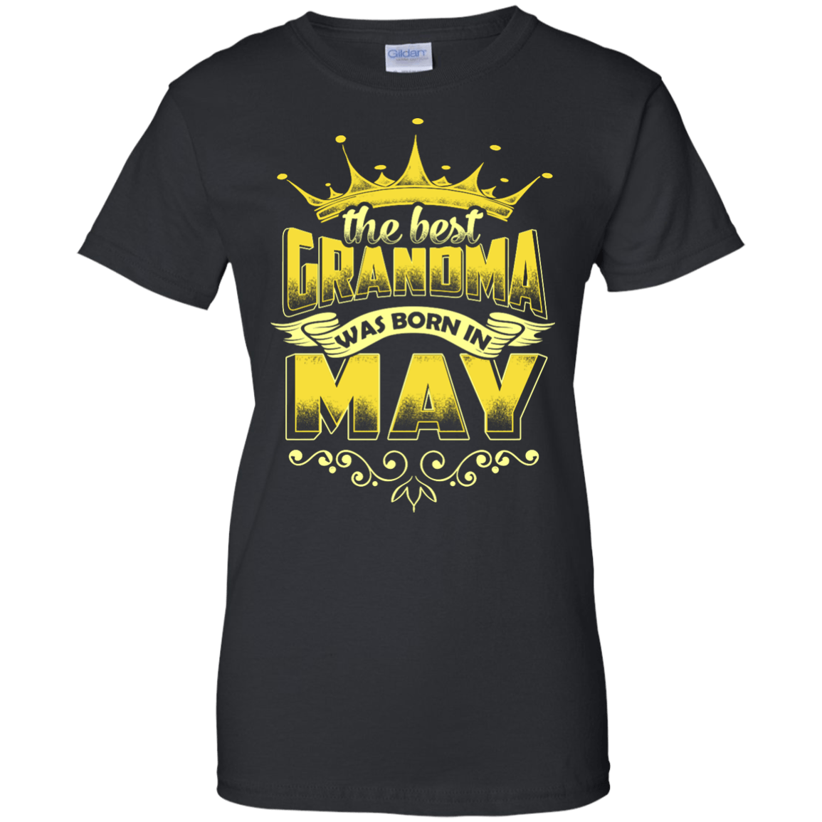 The Best Grandma Was Born In May-T-Shirt & Hoodie-Women's T-Shirt-Black
