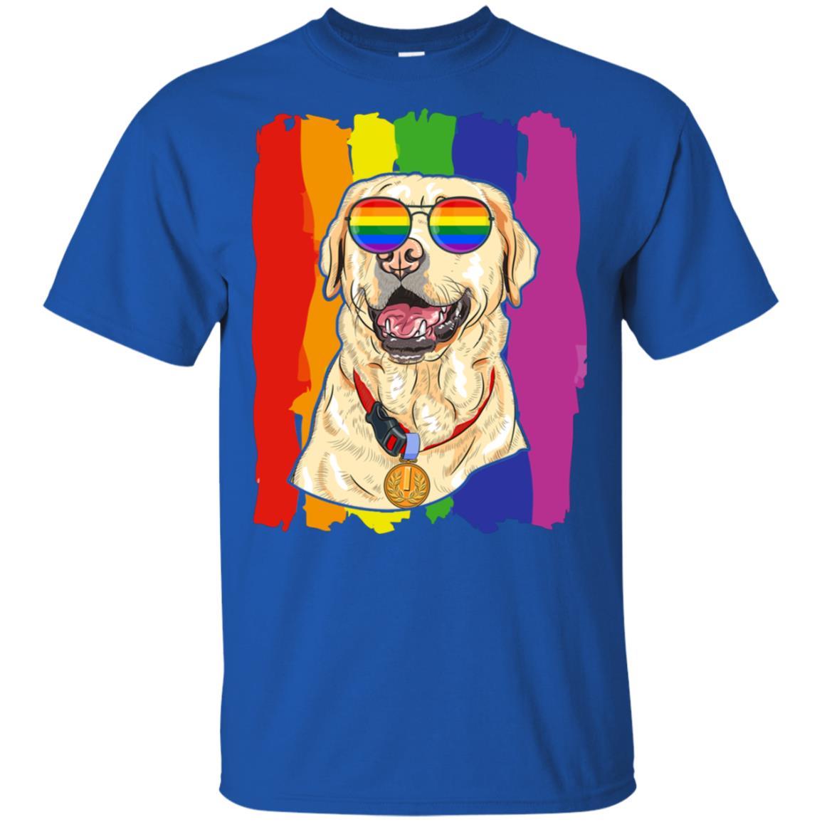 Funny Labrador LGBT LGBT Pride Gifts-T-Shirt & Hoodie-Classic T-Shirt-Royal