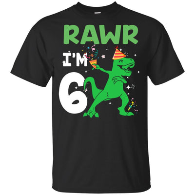 Rawr I'm 8 Birthday Gifts 2013 Dinosaur For Boys Youth-Youth Shirt-Youth T-Shirt-Black