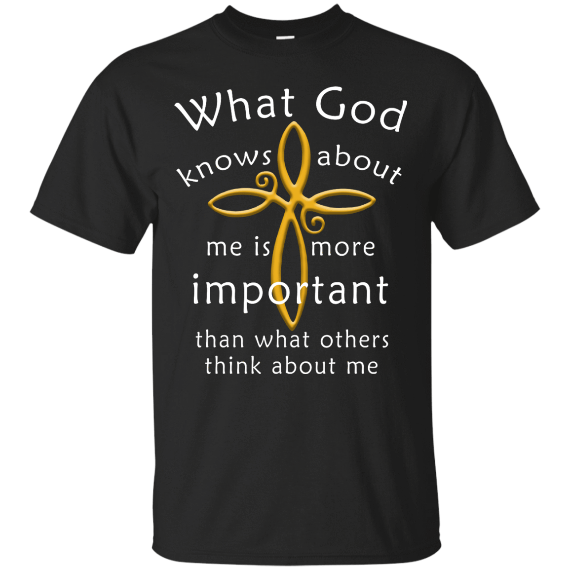 What God Knows About Me Is More Important-T-Shirt & Hoodie-Classic T-Shirt-Black
