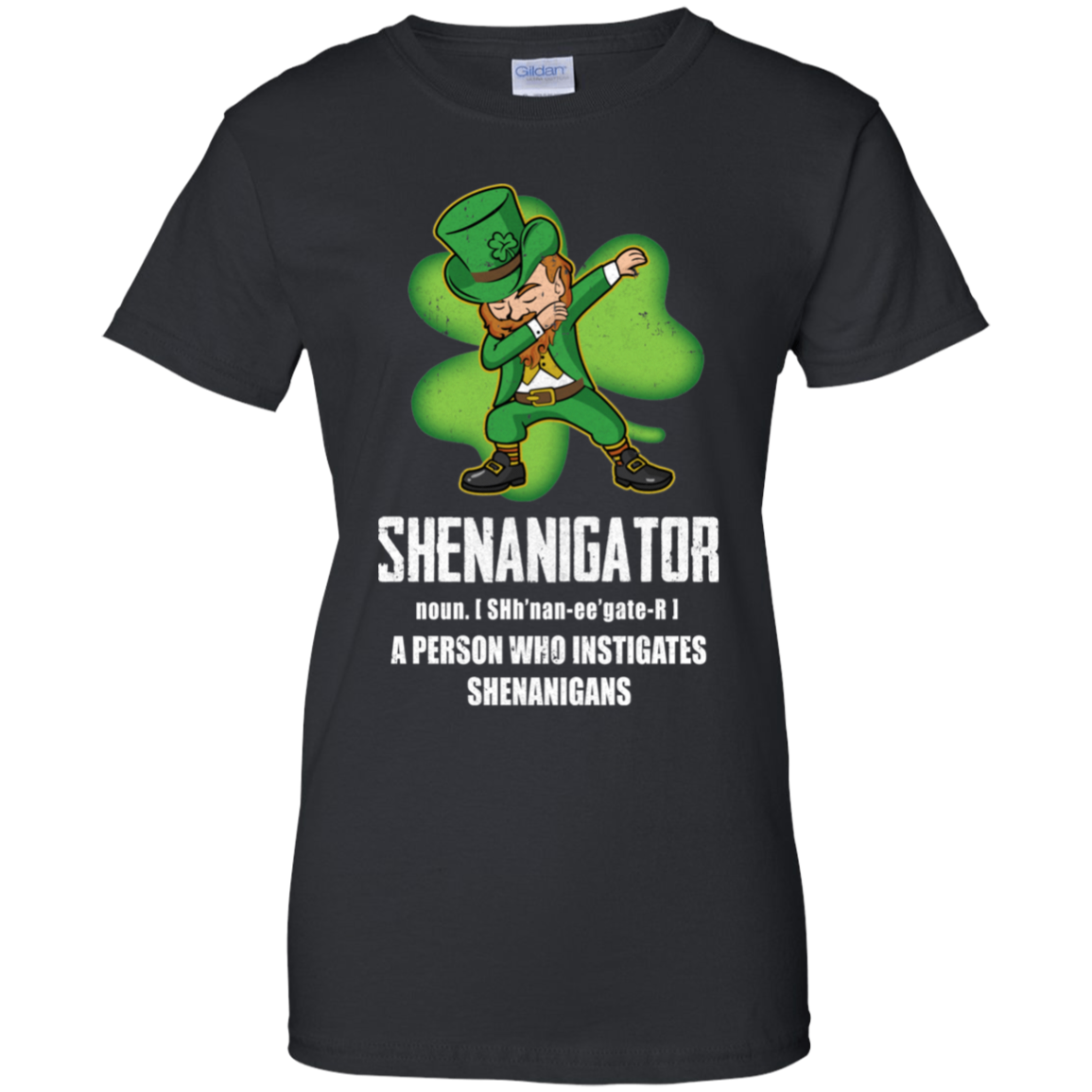Shenanigator Person Who Instigates Shenanigans Irish-T-Shirt & Hoodie-Women's T-Shirt-Black