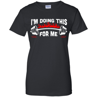 I'm Doing This For Me-T-Shirt & Hoodie-Women's T-Shirt-Black