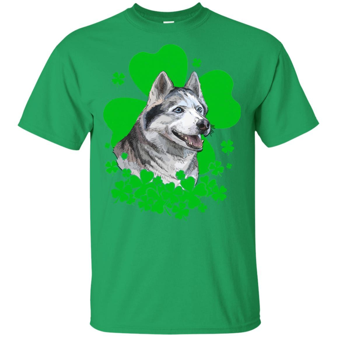 Siberian Husky St. Patrick's Day Clovers