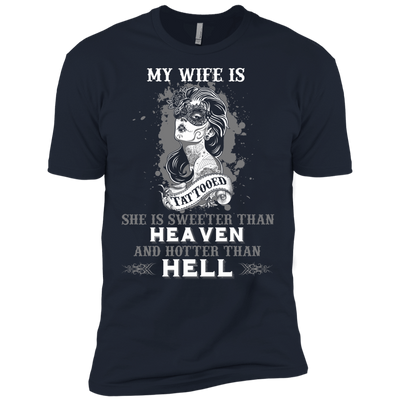 My Wife Is Tattooted-T-Shirt & Hoodie-Premium T-Shirt-Midnight Navy