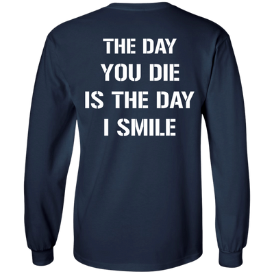 The Day You Die-T-Shirt & Hoodie-Long Sleeve T-Shirt-Navy