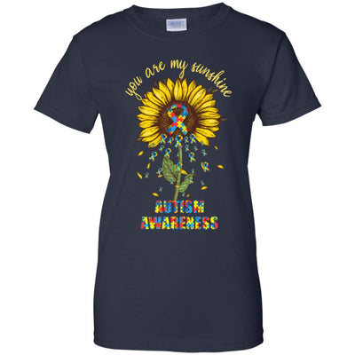 You Are My Sunshine Autism Awareness-T-Shirt & Hoodie-Women's T-Shirt-Navy