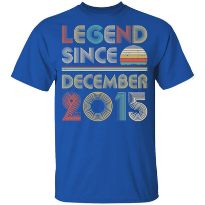 Legend Since December 2015 Vintage 6th Birthday Gifts Youth-Youth Shirt-Youth T-Shirt-Royal