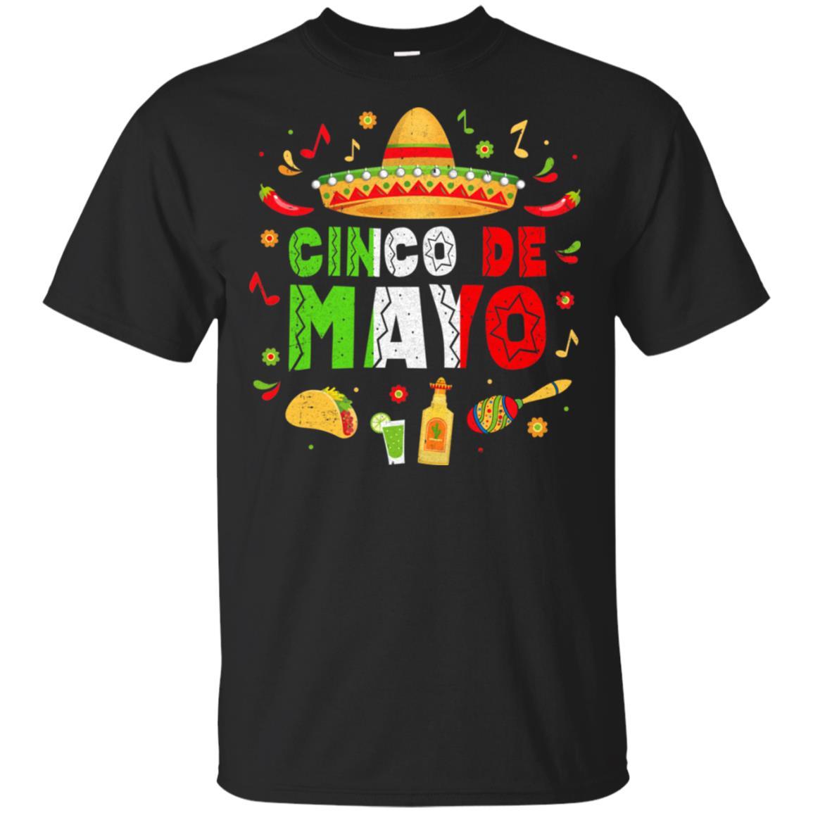 Fiesta Cinco De Mayo Funny Mexican Mexico Gifts-T-Shirt & Hoodie-Classic T-Shirt-Black