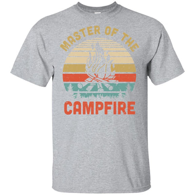 Camping Master Of The Campfire Vintage Camper-T-Shirt & Hoodie-Classic T-Shirt-Sport Grey