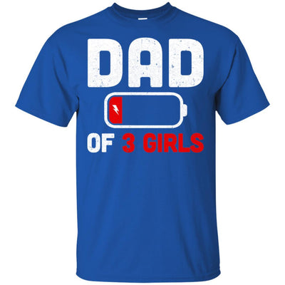 Funny Dad Of 3 Girls Fathers Day Gifts-T-Shirt & Hoodie-Classic T-Shirt-Royal