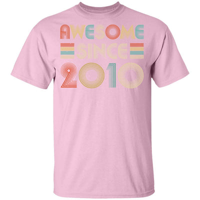 Awesome Since 2010 11th Birthday Gifts Youth-Youth Shirt-Youth T-Shirt-Light Pink