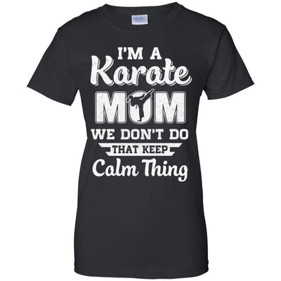 Funny Karate Mom Fighting Kyokushin Gifts-T-Shirt & Hoodie-Women's T-Shirt-Black