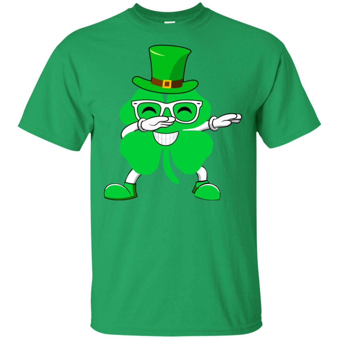 Shamrock Dabbing Happy St Patricks Day Shenanigator-T-Shirt & Hoodie-Classic T-Shirt-Irish Green
