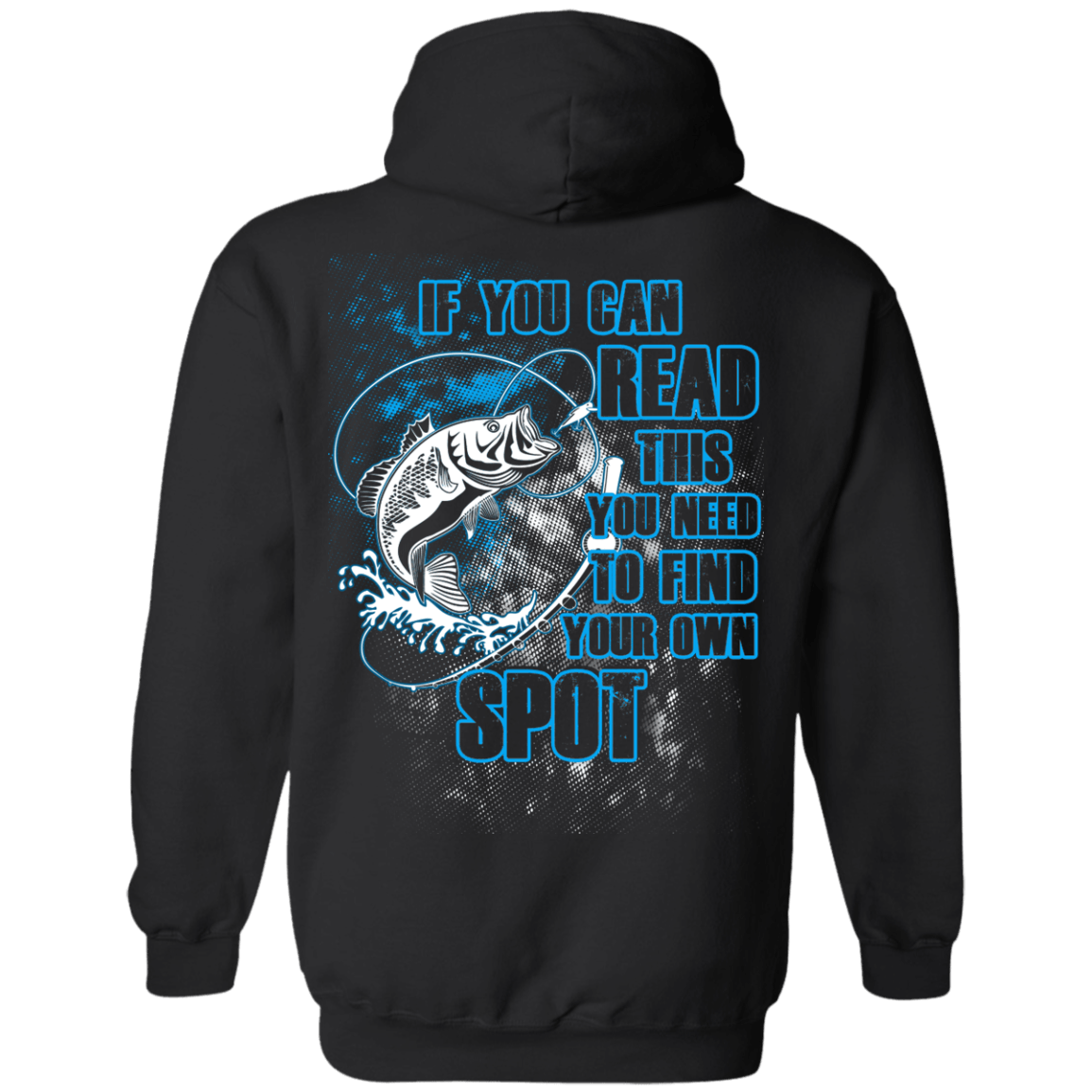 Need To Own Spot Fishing-T-Shirt & Hoodie-Pullover Hoodie-Black